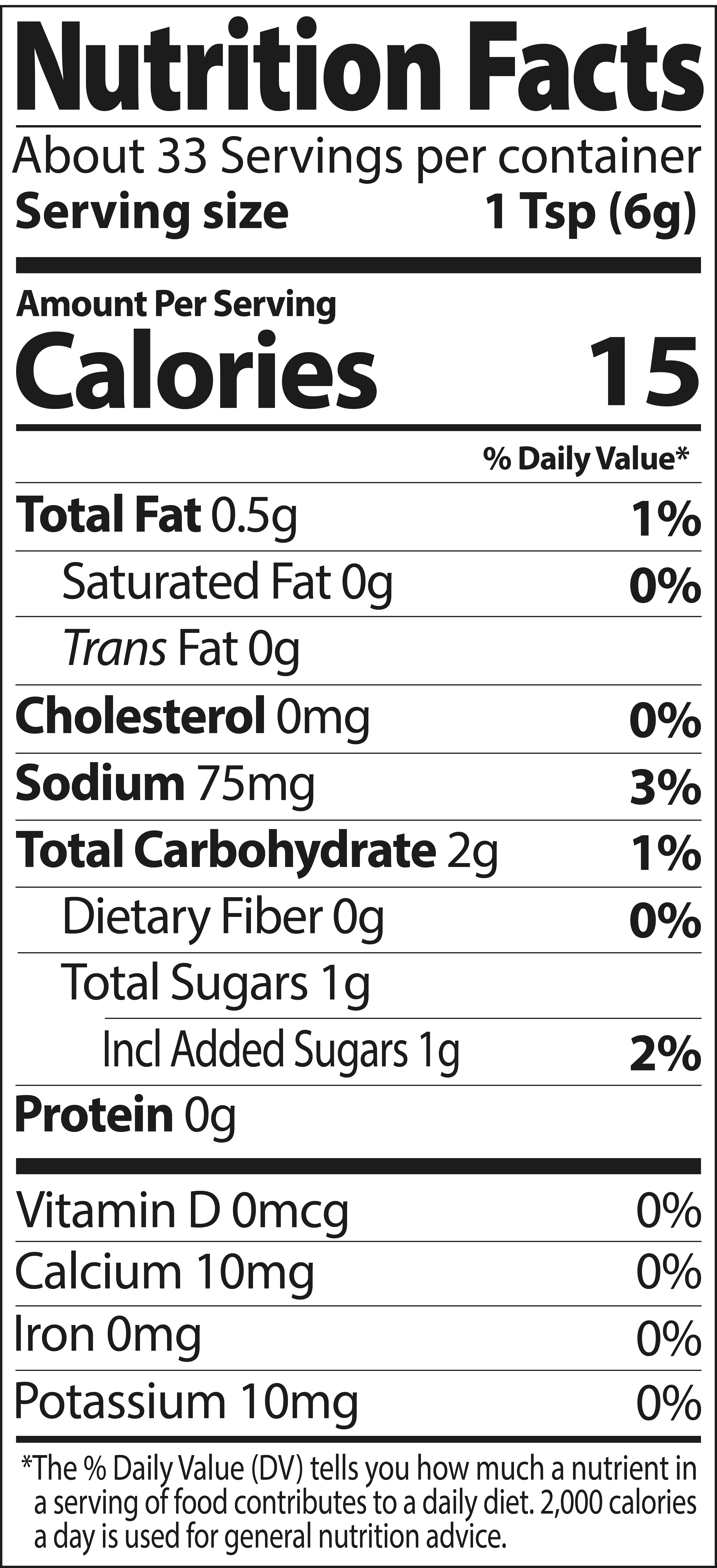 Nutrition Facts